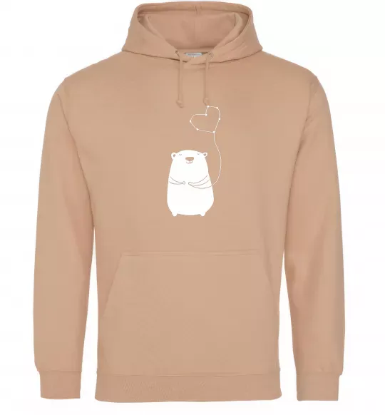Чоловіча толстовка (худі) my bear Пісочний фото