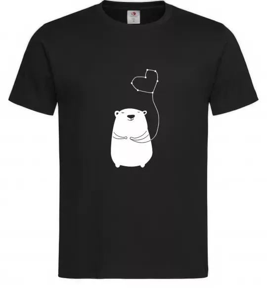 Мужская футболка my bear Черный фото