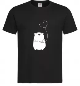 Мужская футболка my bear Черный фото