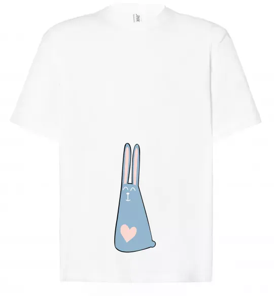 Футболка Оверсайз Rabbit Белый фото