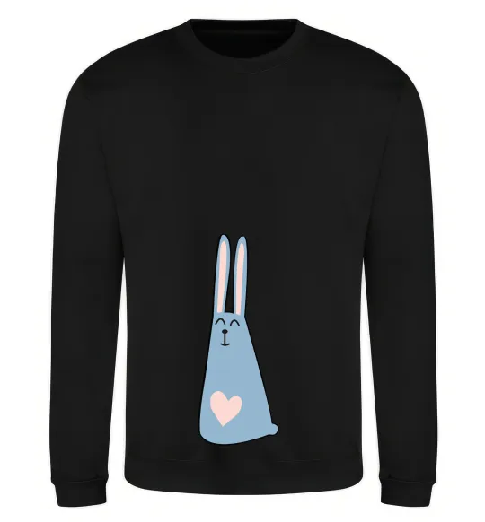 Світшот Rabbit Чорний фото