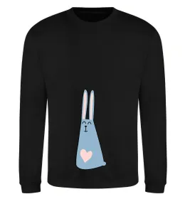 Свитшот Rabbit Черный фото