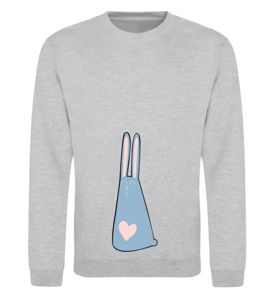 Світшот Rabbit Сірий меланж фото