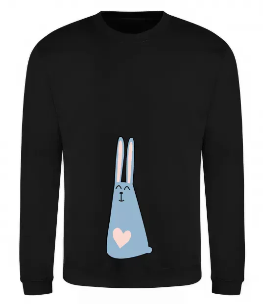 Світшот Rabbit Чорний фото