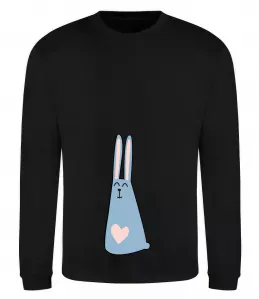 Свитшот Rabbit Черный фото