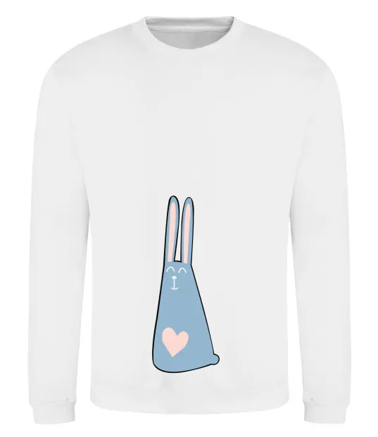 Світшот Rabbit Білий фото