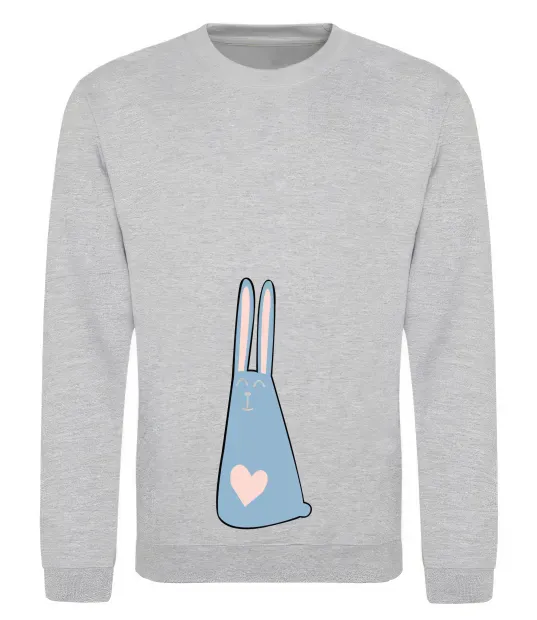 Світшот Rabbit Сірий меланж фото