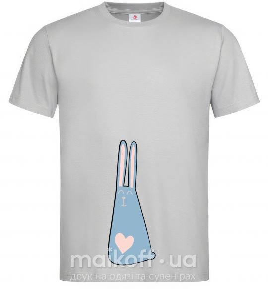 Мужская футболка Rabbit Серый фото