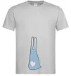 Чоловіча футболка Rabbit Сірий фото