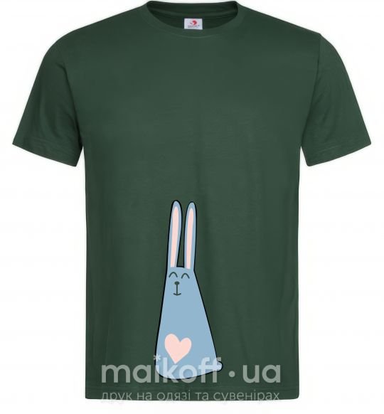Чоловіча футболка Rabbit Темно-зелений фото