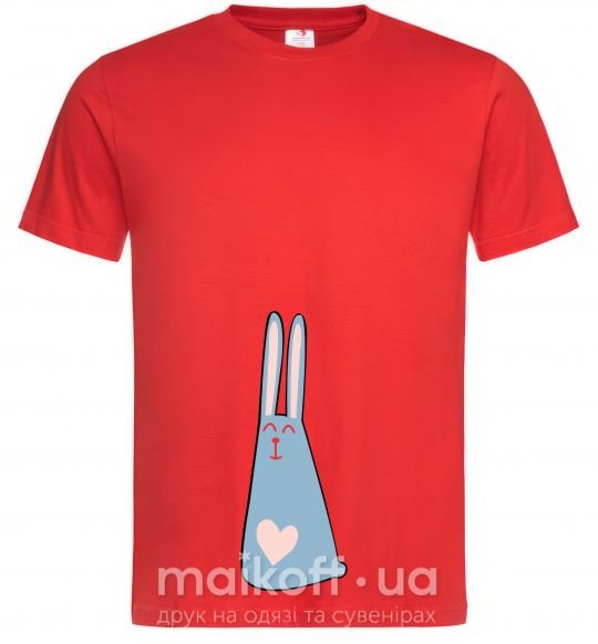 Мужская футболка Rabbit Красный фото