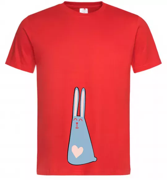 Чоловіча футболка Rabbit Червоний фото