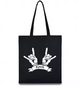 Эко-сумка Hard ROCK знак Черный фото