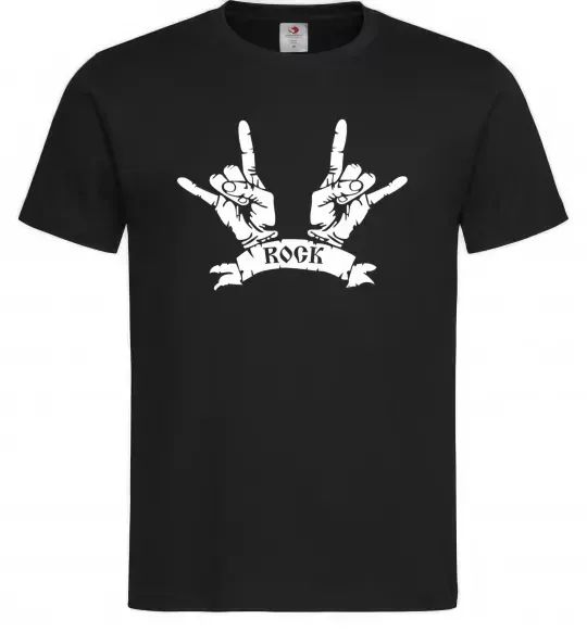 Мужская футболка Hard ROCK знак Черный фото
