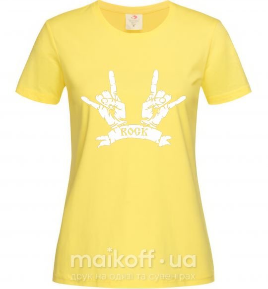 Жіноча футболка Hard ROCK знак Лимонний фото