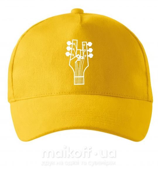 Кепка head guitar Сонячно жовтий фото