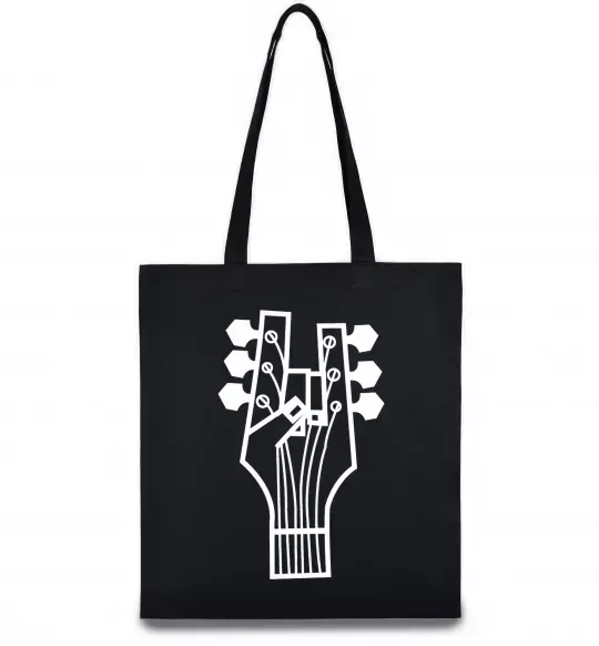 Эко-сумка head guitar Черный фото