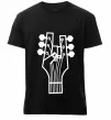 Мужская премиум футболка head guitar Черный фото