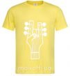 Мужская футболка head guitar Лимонный фото