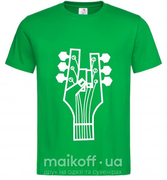 Мужская футболка head guitar Зеленый фото