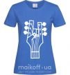 Женская футболка head guitar Ярко-синий фото