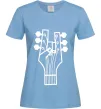 Жіноча футболка head guitar Блакитний фото