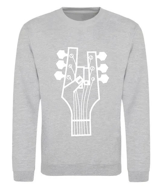 Світшот head guitar Сірий меланж фото