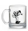 Чашка скляна Rockman Прозорий фото