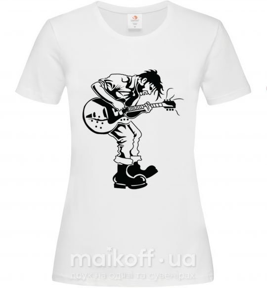 Женская футболка Rockman Белый фото