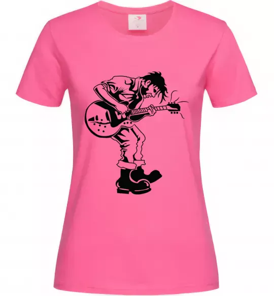 Женская футболка Rockman Ярко-розовый фото