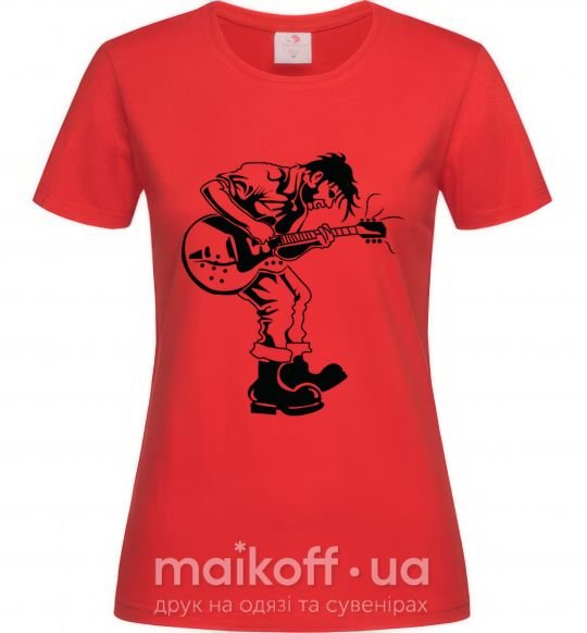 Жіноча футболка Rockman Червоний фото