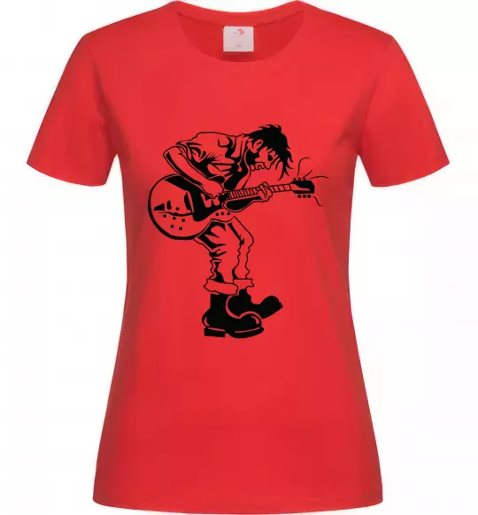 Женская футболка Rockman Красный фото