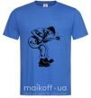 Чоловіча футболка Rockman Яскраво-синій фото