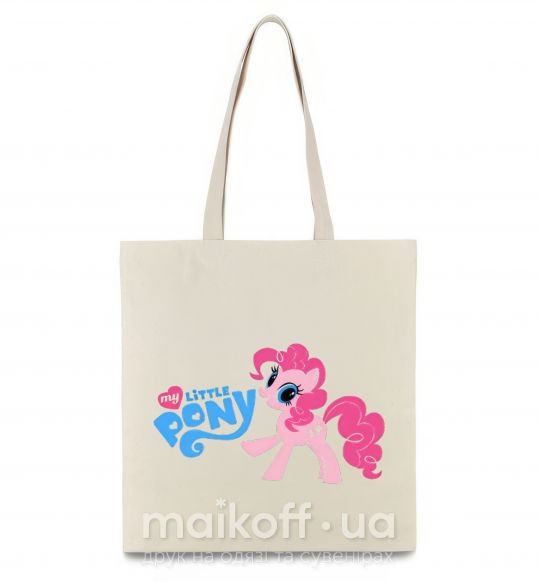 Еко-сумка My little pony pink Бежевий фото