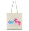 Эко-сумка My little pony pink Бежевый фото
