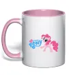Чашка з кольоровою ручкою My little pony pink Ніжно рожевий Чашка з кольоровою ручкою My little pony pink Ніжно рожевий фото