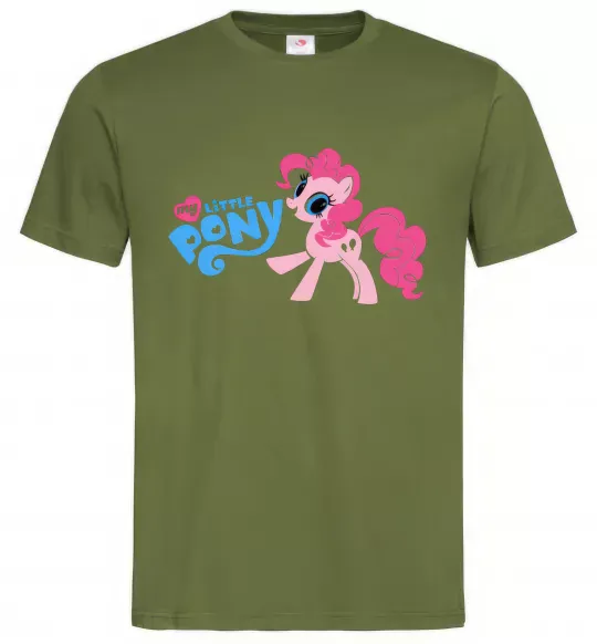 Чоловіча футболка My little pony pink Оливковий фото