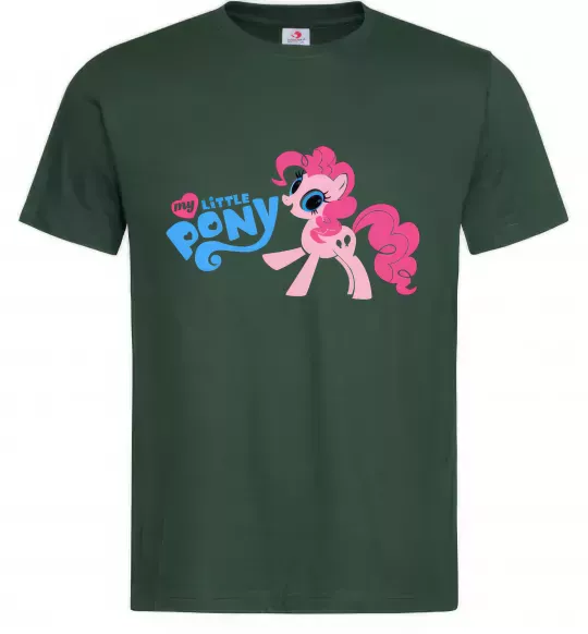 Чоловіча футболка My little pony pink Темно-зелений фото