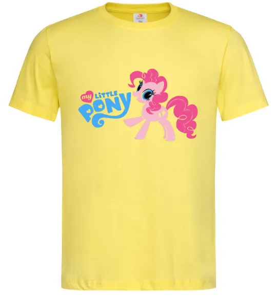 Чоловіча футболка My little pony pink Лимонний фото