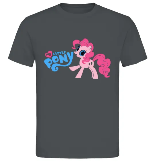 Чоловіча футболка My little pony pink Графіт фото