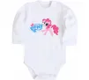 Дитячий бодік My little pony pink Білий фото