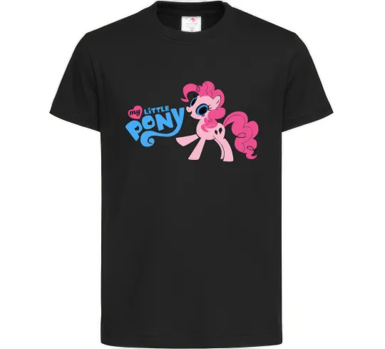 Детская футболка My little pony pink Черный фото