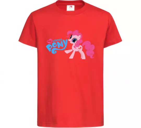 Детская футболка My little pony pink Красный фото