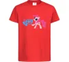 Детская футболка My little pony pink Красный фото