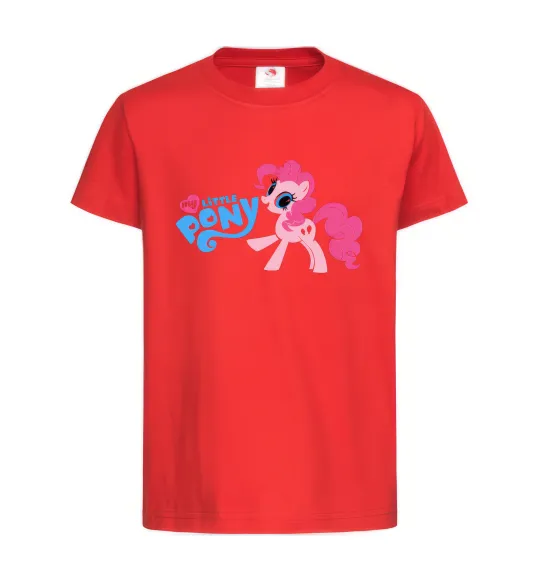 Детская футболка My little pony pink Красный фото