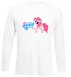 Лонгслив My little pony pink Белый фото