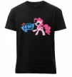 Чоловіча преміум футболка My little pony pink Чорний фото