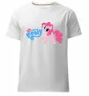 Чоловіча преміум футболка My little pony pink Білий фото