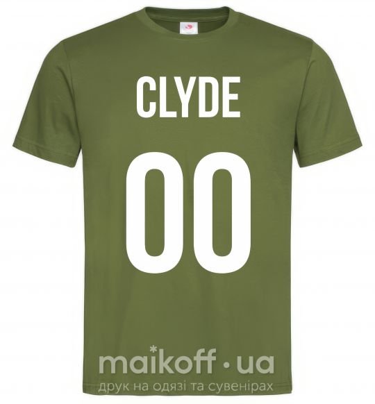 Чоловіча футболка Clyde Оливковий фото