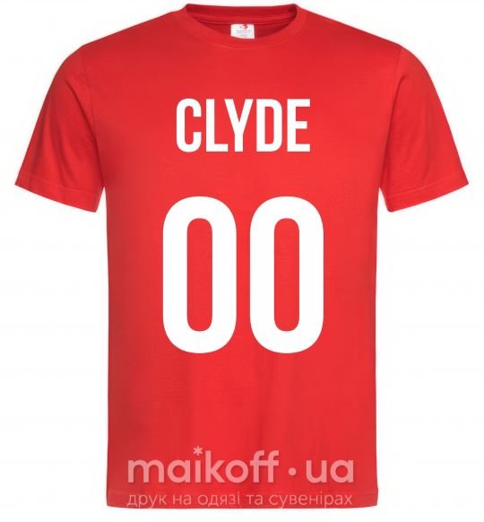 Чоловіча футболка Clyde Червоний фото